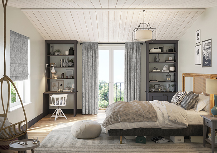 Anaconda, Metallic Grey - Made to Measure Curtains - Image 14